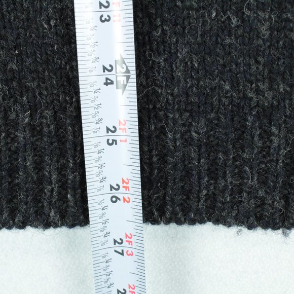 Abercrombie & Fitch Sweater Men's Medium 100% Wool Heavy Weight Long Sleeve - Picture 9 of 15